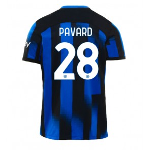 Inter Milan Benjamin Pavard #28 Domácí Dres 2023-24 Krátký Rukáv